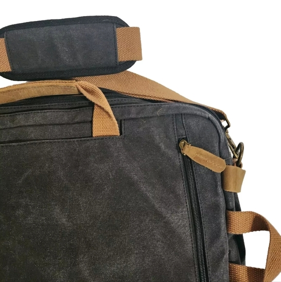 Large Coolbell Convertible Backpack Messenger Shoulder Bag Laptop Case Travel - Picture 8 of 10